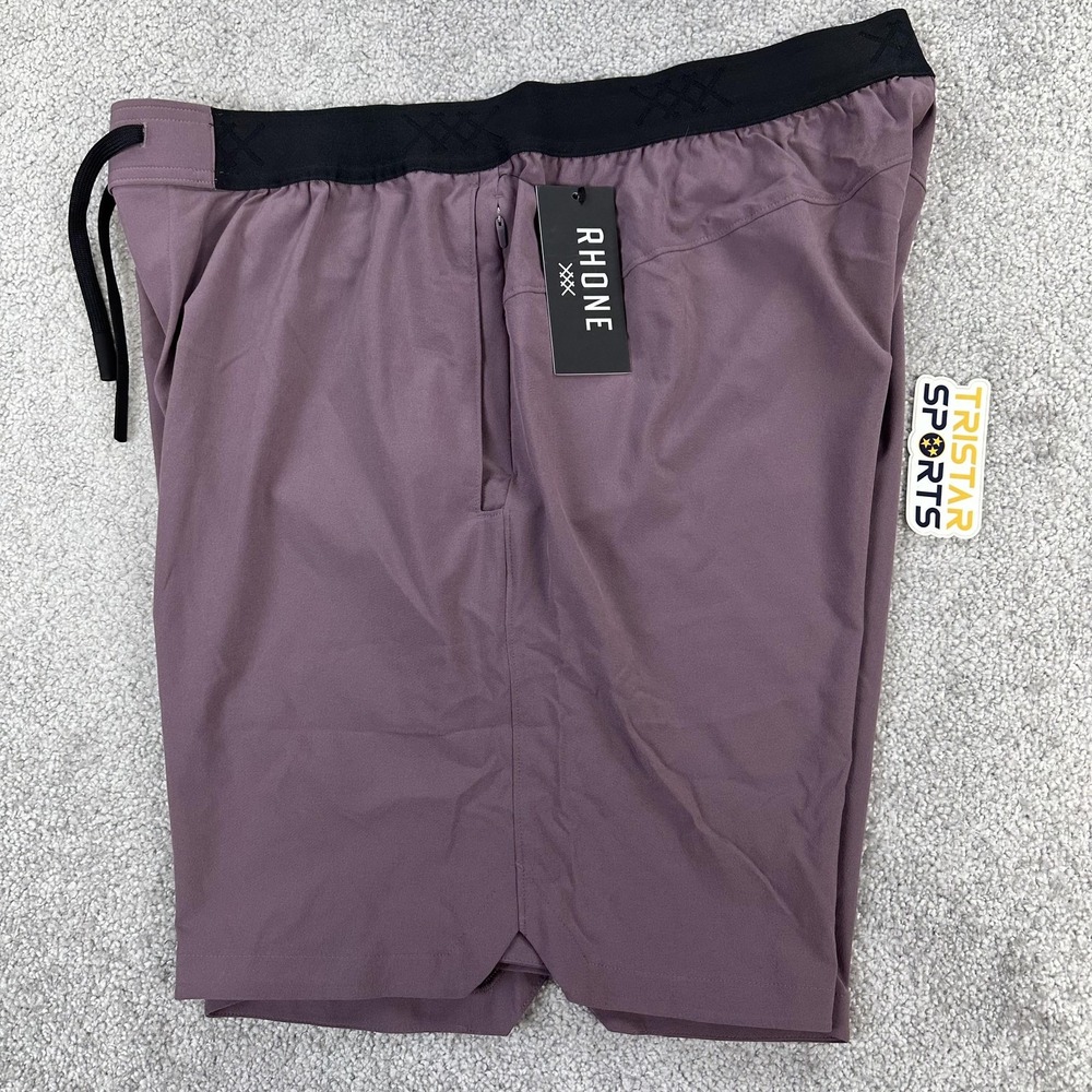 Rhone Training Shorts Mens XL Shadow Plum Athletic 8" Inseam Lightweight Gym